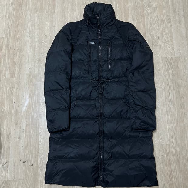 디젤 여성 클래식 와펜 덕다운 롱패딩 S/90 