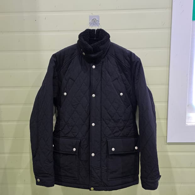 LOW CUT 블랙 퀼팅 자켓 L
