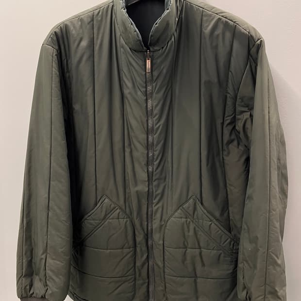 제냐 Ermenegildo Zegna Microtene 퀼팅 자켓 M