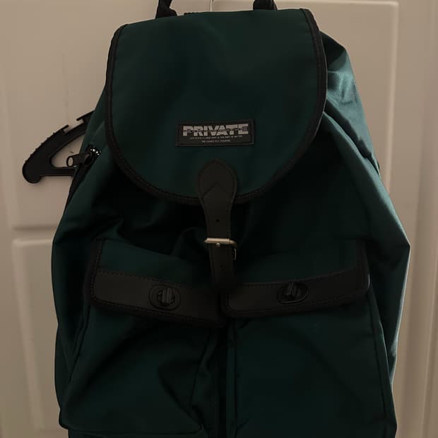 초록 빈티지 가방