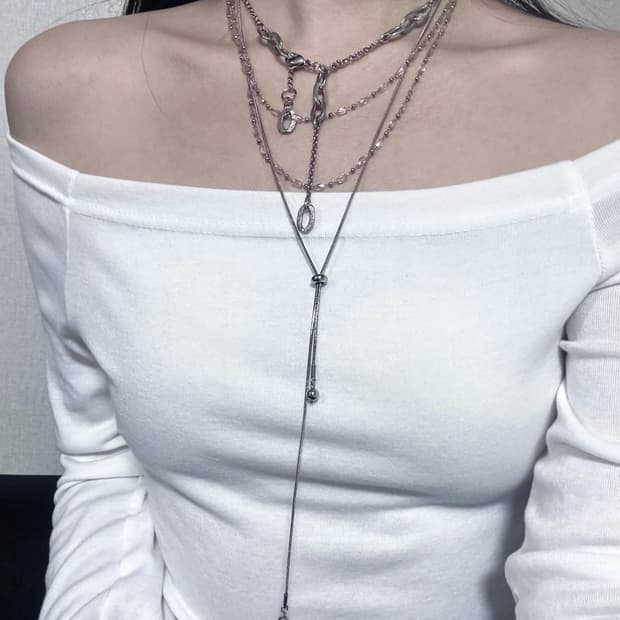 Layered Necklace 3set (따로 구매 가능)