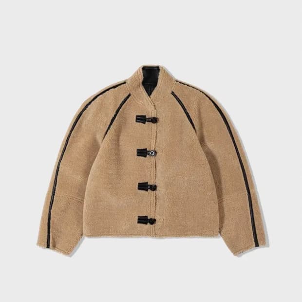 로우클래식 시어링 리버시블 자켓 무스탕
