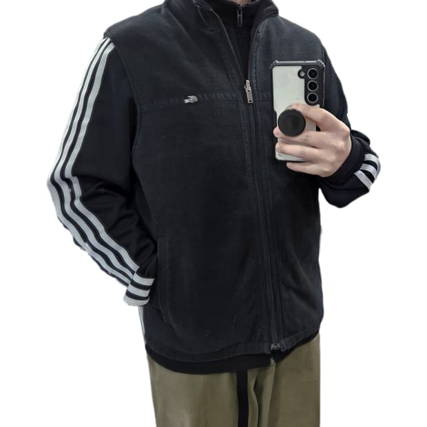 100 라코스테 올드스쿨 누빔 코듀로이 조끼