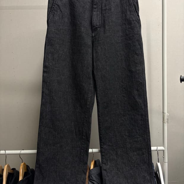 포터리 원워시드 와이드 데님 1