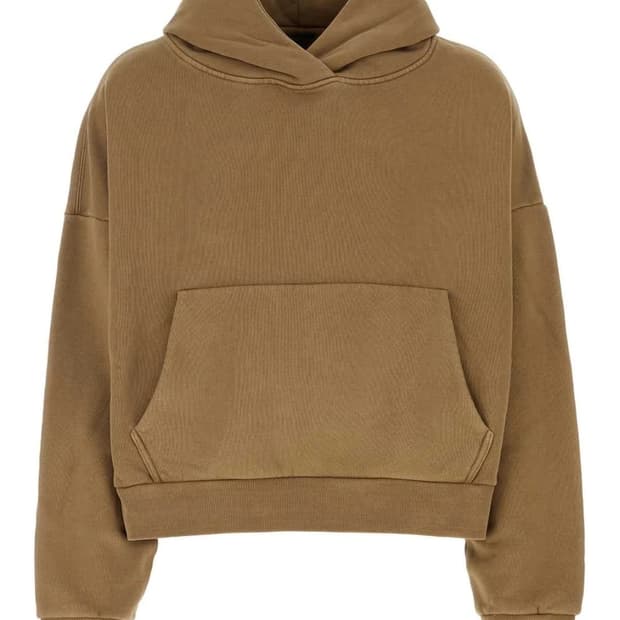 [S] 엔타이어 스튜디오 헤비 스웻 후드 코크 크롭 후디