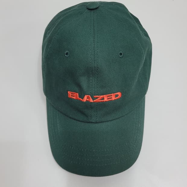 BLAZED 블레이즈드 딥 그린 컬러 볼캡 모자 / FREE
