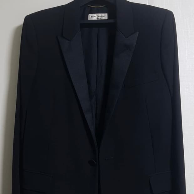 생로랑 14시즌 스모킹 블레이저 