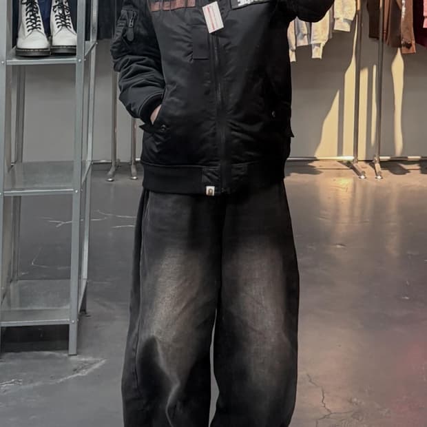 베이프 항공 봄버 자켓 A3555