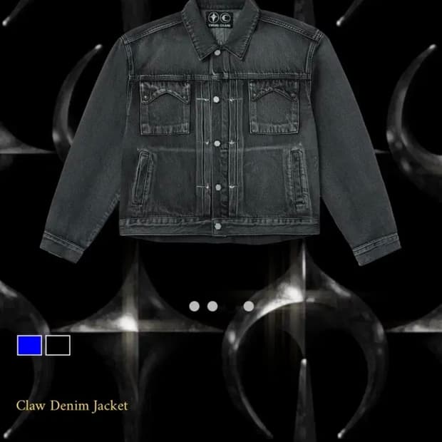 THUG CLUB 떠그클럽 데님 자켓