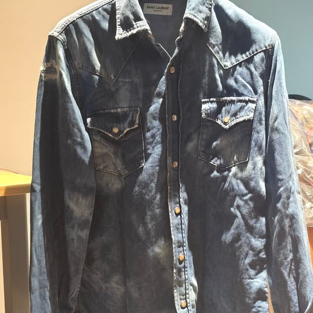 빈티지 생로랑 청난방