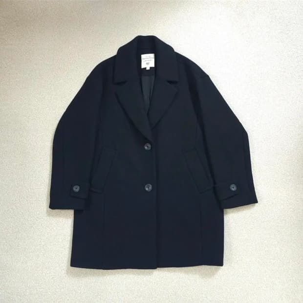 (M)써스데이아일랜드 빅카라 싱글 코트 네이비