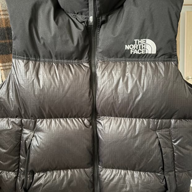 노스페이스 화이트 라벨 노벨티 눕시 다운 베스트 블랙