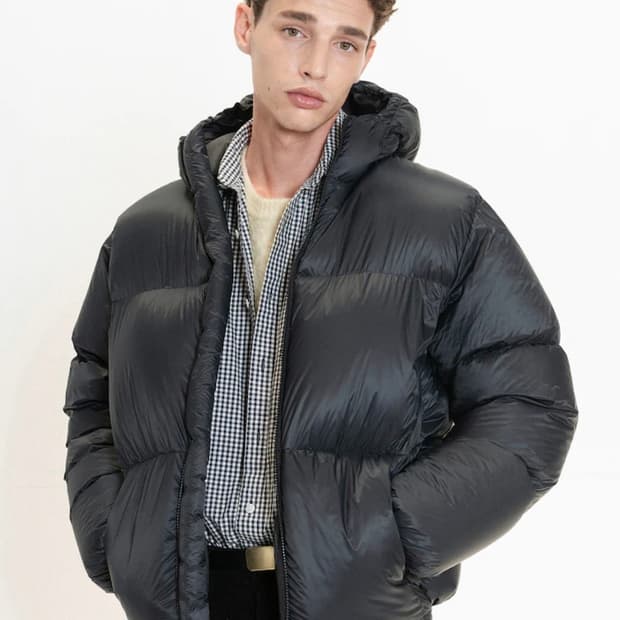 브라운야드 25fw 에베레스트 구스다운 파카 블랙-4사이즈