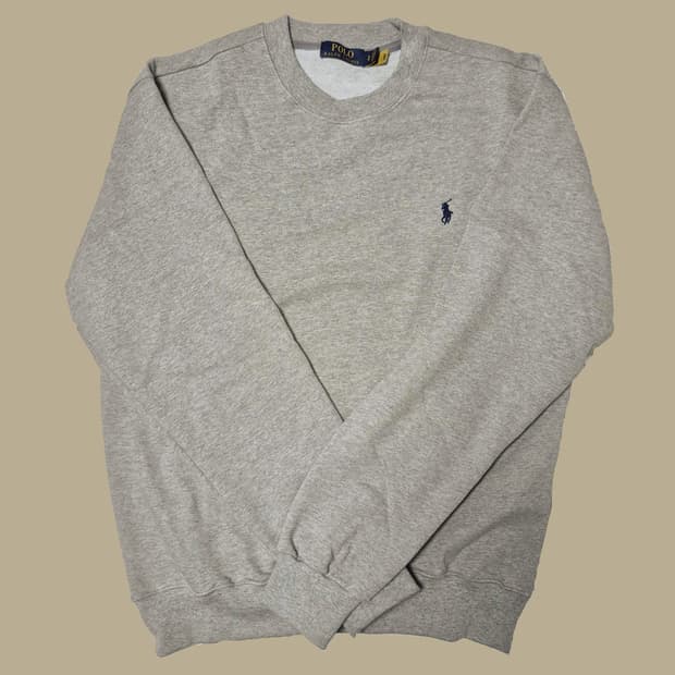 폴로 랄프로렌 그레이 맨투맨 S