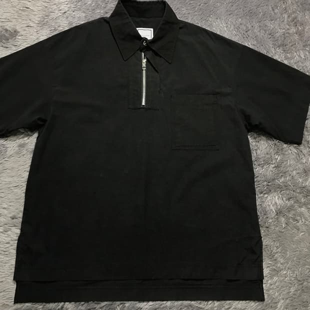 [[48(L), 23FW, A급, 공용] 우영미 반집 티셔츠 블랙@215