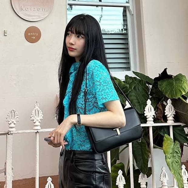 조이그라이슨 수지 가방 트라이베카 숄더백 미디움 - 블랙