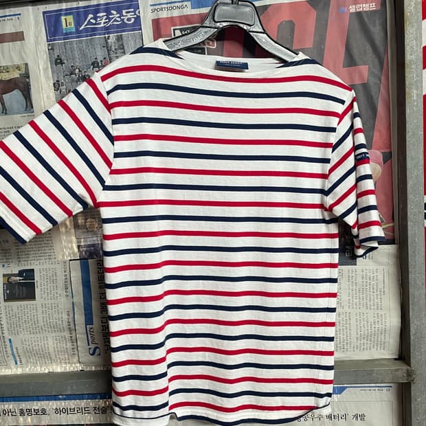 Saint James stripe 반팔 티셔츠