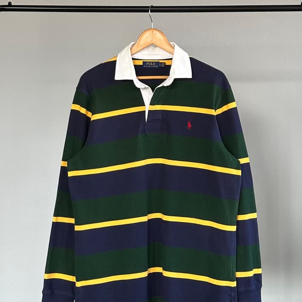 [L]폴로 랄프로렌 아이코닉 럭비 티셔츠
