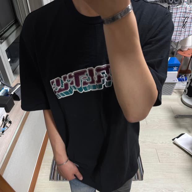 슈프림 블록 아크 반팔 티셔츠