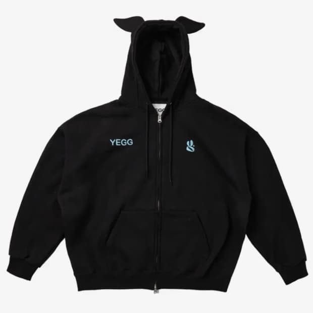 Yegg 윙 후디 블랙 M