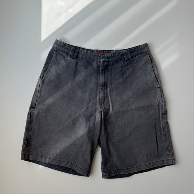 90s 슈프림 워크 쇼츠 그레이 old supreme