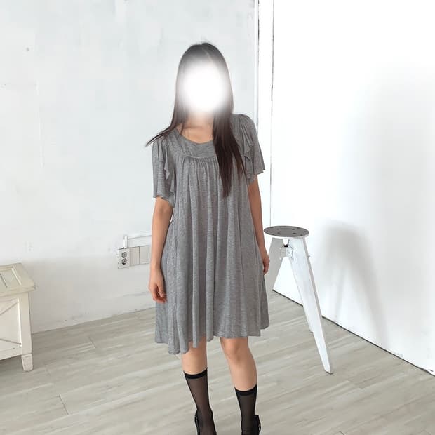 Jill Stuart Gray Midi Dress