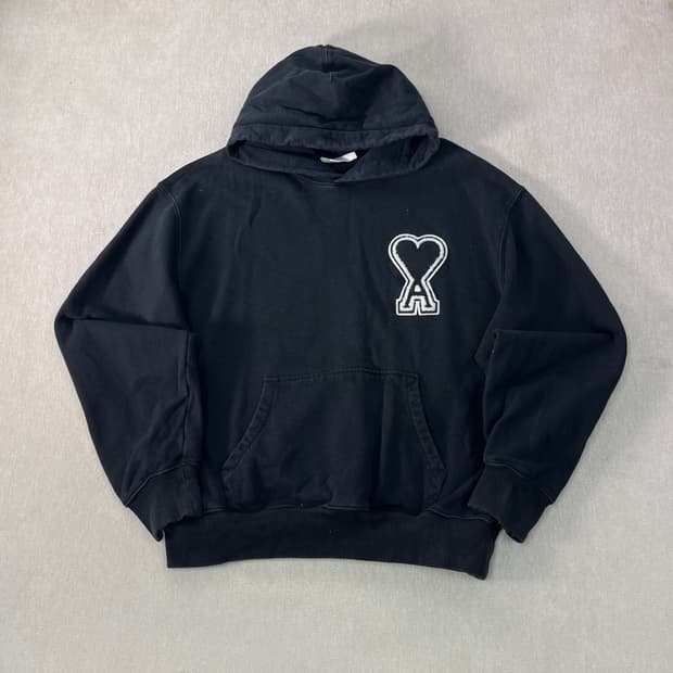 100 아미 빅로고 후드티