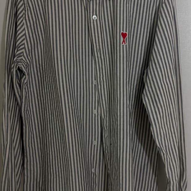 아미 스트라이프 셔츠 40