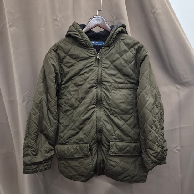 폴로 랄프로렌 퀼팅 후드 자켓 L