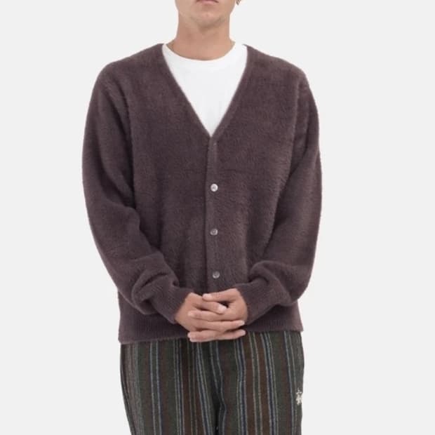 Stussy shaggy cardigan