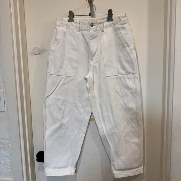 루트파인더 rootfinder 화이트 데님 팬츠