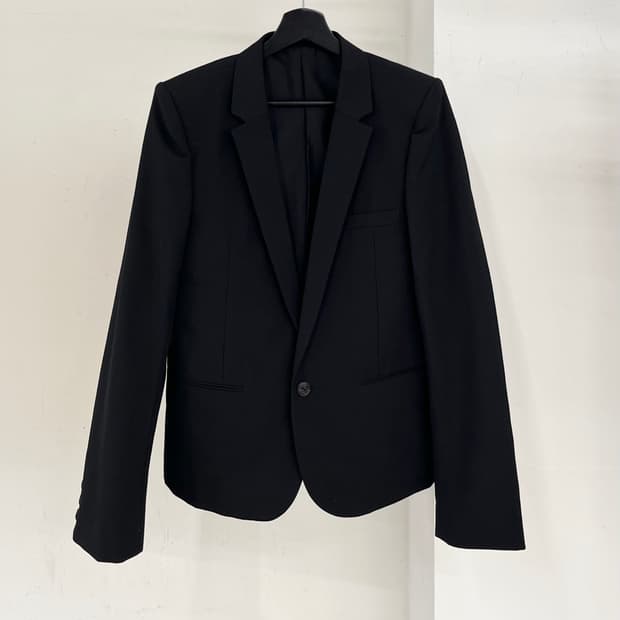 넘버나인 블랙 싱글 버튼 블레이저