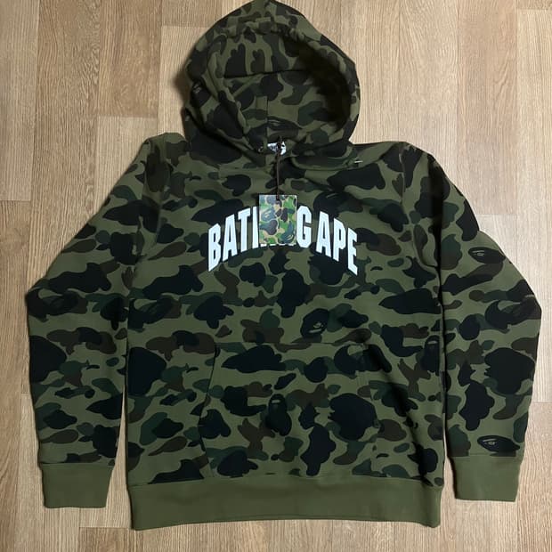 베이프 카모 후드 
