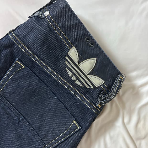 Diesel X Adidas 이태리 스트레이트 핏 데님팬츠