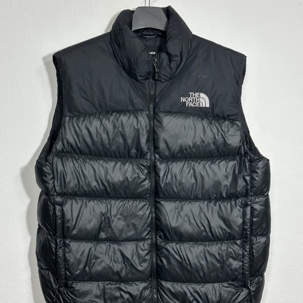 노스페이스 눕시700 구스 패딩 베스트 XL 블랙