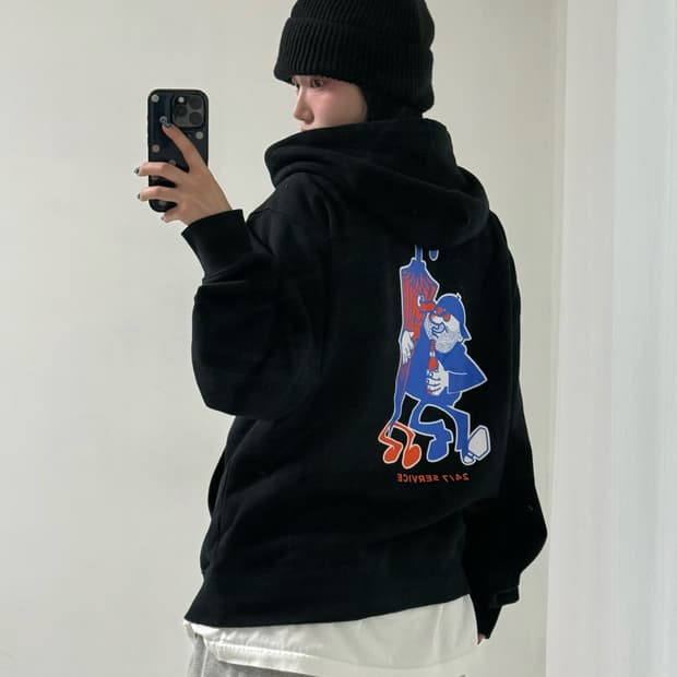 러셀 애슬레틱 x 메킷레인 후드집업