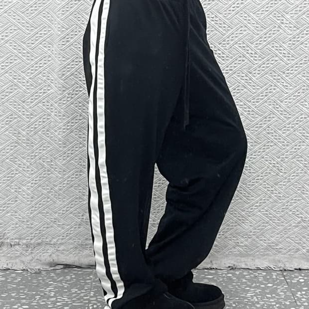 나이키 빈티지 사이드라인 져지 와이드 트랙팬츠 M C09764