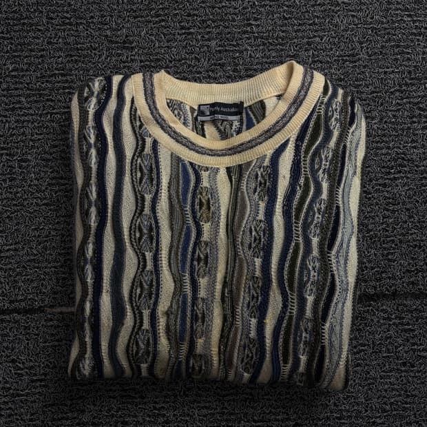 오스트레일리아 퓨어 오리지날 케이블 코스비 스웨터 1951