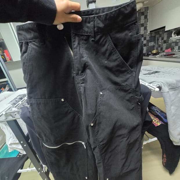 DNSR 디앤에스알 카펜터 팬츠 블랙