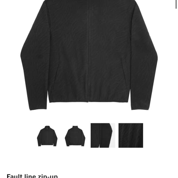 일류 Fault line zip-up 2사이즈