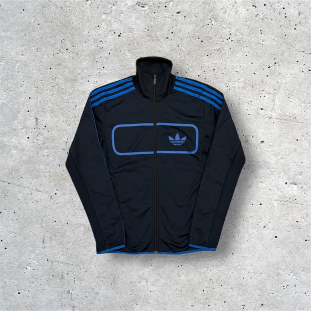 아디다스 블루 트랙자켓