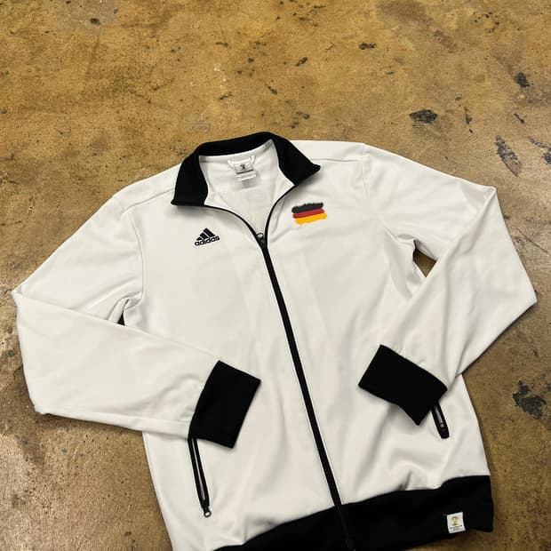 아디다스 독일 흰검 져지 트랙탑 95