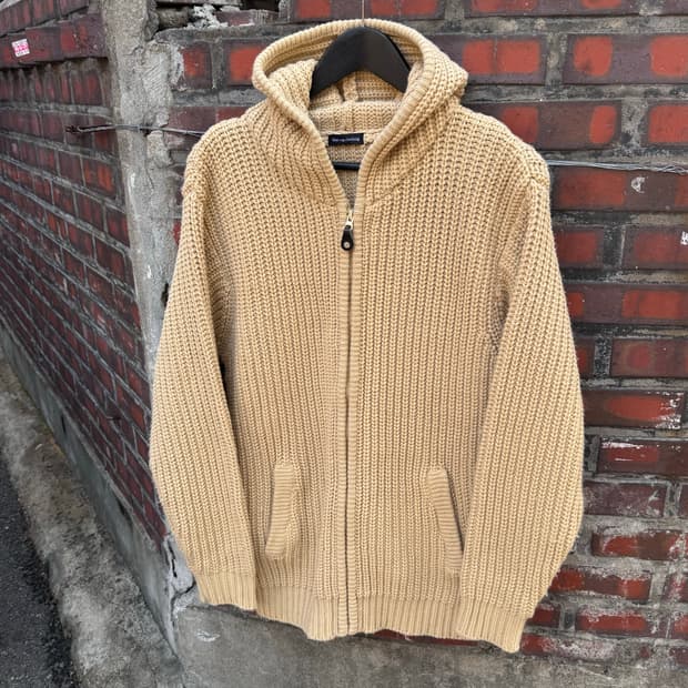 Blue Rag 니트 후드집업 