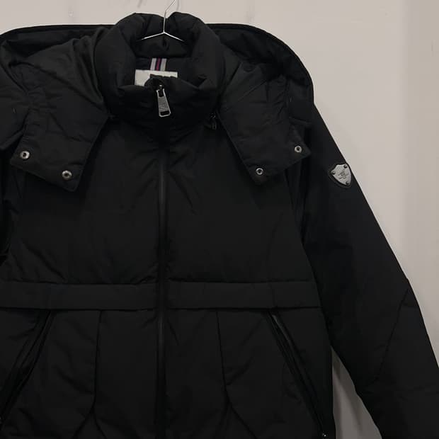 헨리코튼 골프 실버와펜 덕다운 후드 롱패딩