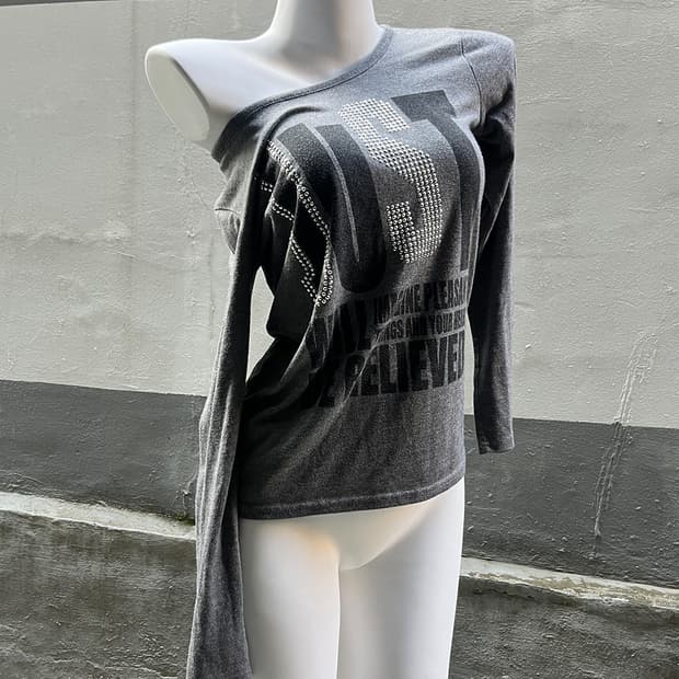 00's Glam Just Printing Long Sleeve