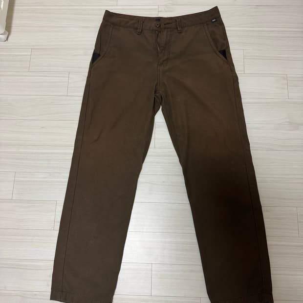 반스 스케이트보드 바지 brown 32