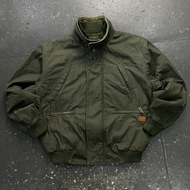 100 란셀 빈티지 봄버 자켓