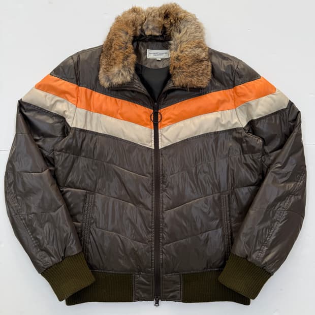 유니버시티 오브 옥스포드 컬렉션 퍼 카라 패딩 자켓