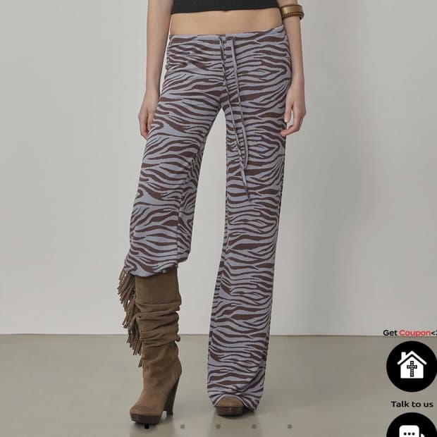 (구해요)스컬프터 Summer To Go Pants Blue Zebra