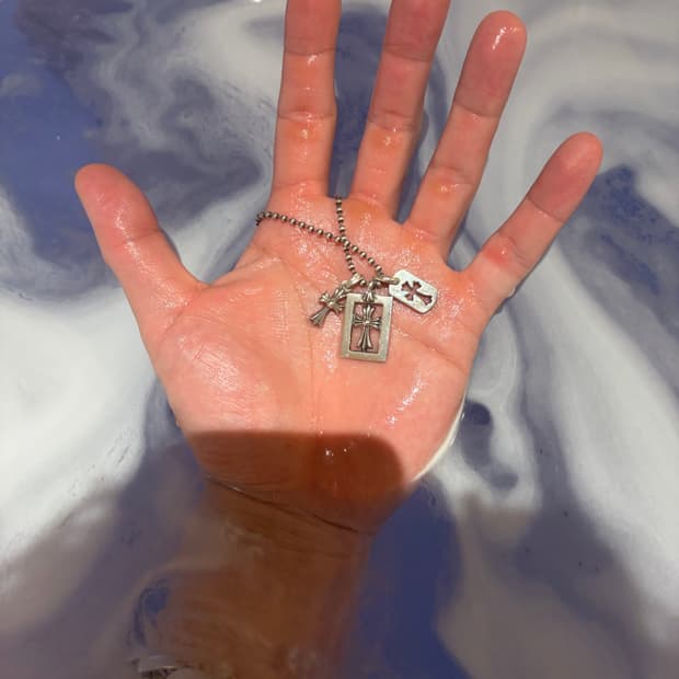 크롬하츠 베이비팻 프레임드베이비팻 도그택타이니